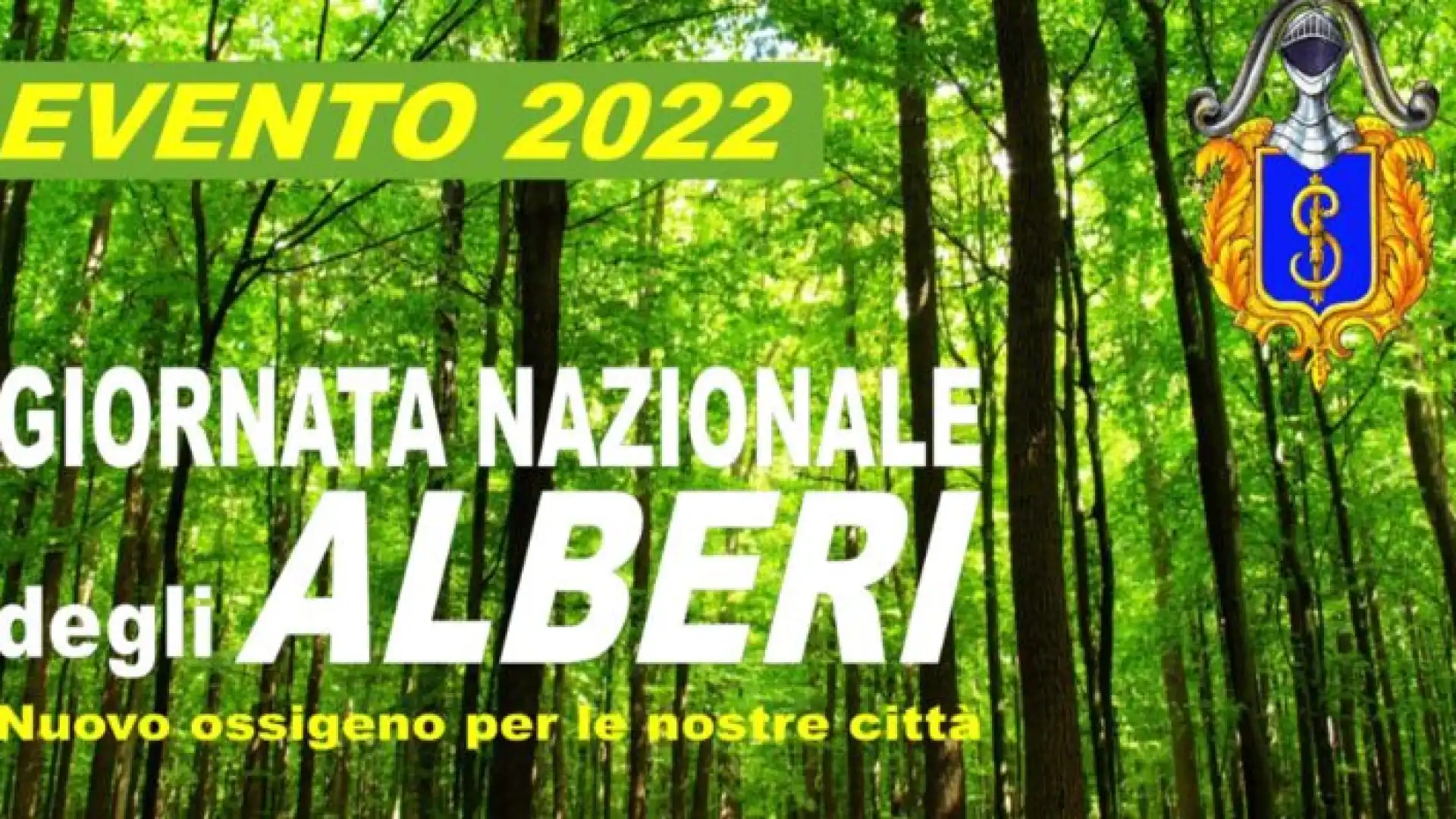 Isernia: giornata nazionale degli Alberi. L’evento verrà celebrato lunedì 21 novembre.